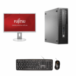 Calculator Refurbished HP 705G2 SFF AMD PRO A8-8650B, 8 GB RAM, SSD 2.5 128 GB, Windows 11 Pro + Monitor 23 Inch