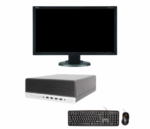 HP PRODESK 600 G3 SFF, Procesor I5 7500, Memorie RAM 16 GB, SSD 256 GB NVME, Windows 11 Pro + Monitor 23 Inch