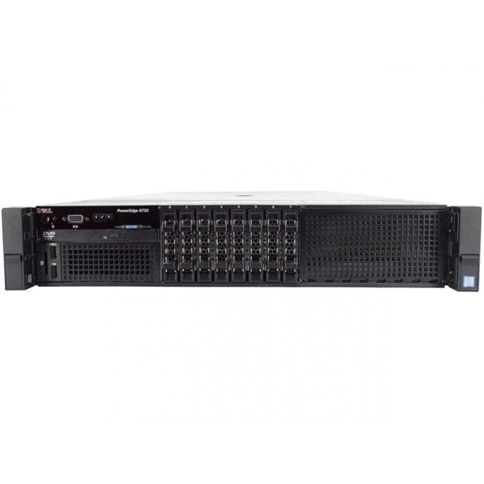 Server Dell PowerEdge R730, 8 Bay 2.5 inch, 2 x Intel Xeon 8 Core E5-2640 v3 2.6 GHz, RAM DDR4, Perc H730 1GB, 2 x 750W - imagine 1