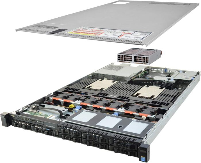 Server Dell PowerEdge R630, 8 Bay 2.5 inch, 2 x Intel Xeon 8 Core E5-2620 v4 2.1 GHz, RAM DDR4, Perc H730 1GB, 2 x 495W - imagine 3