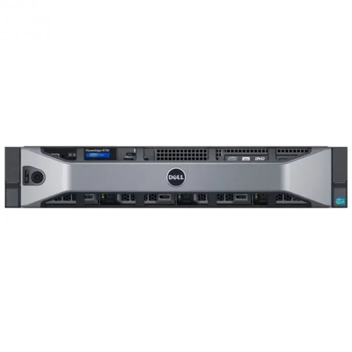 Server DELL PowerEdge R730XD 12 x LFF + 2 x SFF Rackabil 2U, 2x Intel Xeon Processor E5-2640 v3, RAM DDR4, Raid Controller Dell Perc H730, 2 x 750W - imagine 1