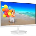 Monitor Refurbished, PHILIPS 234E5QHAW/00, LED, Diagonala 23 inch, frameless white