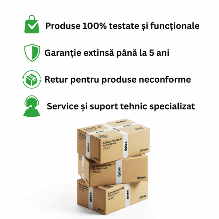 Unitate PC desktop, MaxiPower457, Intel Core I5, 3.20 Ghz, RAM 8GB DDR3, 256SSD, Nou, Black-D, Windows - imagine 4