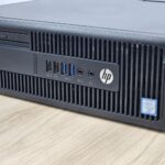 Unitate PC Second Hand, HP ELITEDESK 800 G2 SFF, Procesor I5 6500, Memorie RAM 8 GB, SSD 480 GB, Windows 10 Pro, DVD-ROM - imagine 3
