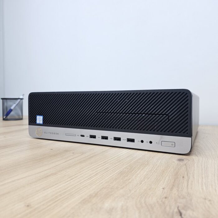 Unitate PC Second Hand, HP ELITEDESK 800 G3 SFF, Procesor I5 6500, Memorie RAM 8 GB, SSD 256 GB, Windows 10 Pro, DVD/RW - imagine 3