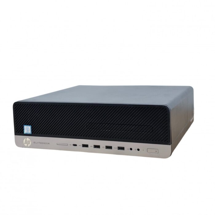 Unitate PC Refurbished, HP ELITEDESK 800 G3 SFF, Procesor I7 7700, Memorie RAM 8 GB, SSD 256 GB NVME, Windows 10 Pro - imagine 1