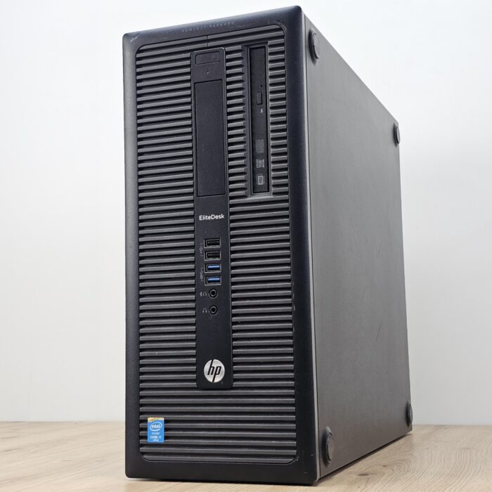 Unitate PC Second Hand, HP ELITEDESK 800 G1 TOWER, Procesor I7 4790, Memorie RAM 8 GB, SSD 128 GB NOU, DVD-RW - imagine 2