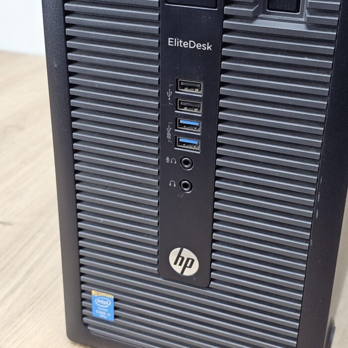 Unitate PC Second Hand, HP ELITEDESK 800 G1 TOWER, Procesor I7 4790, Memorie RAM 8 GB, SSD 128 GB NOU, DVD-RW - imagine 3
