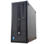 Unitate PC Second Hand, HP ELITEDESK 800 G1 TOWER, Procesor I5 4590, Memorie RAM 8 GB, SSD 128 GB NOU, DVD-RW