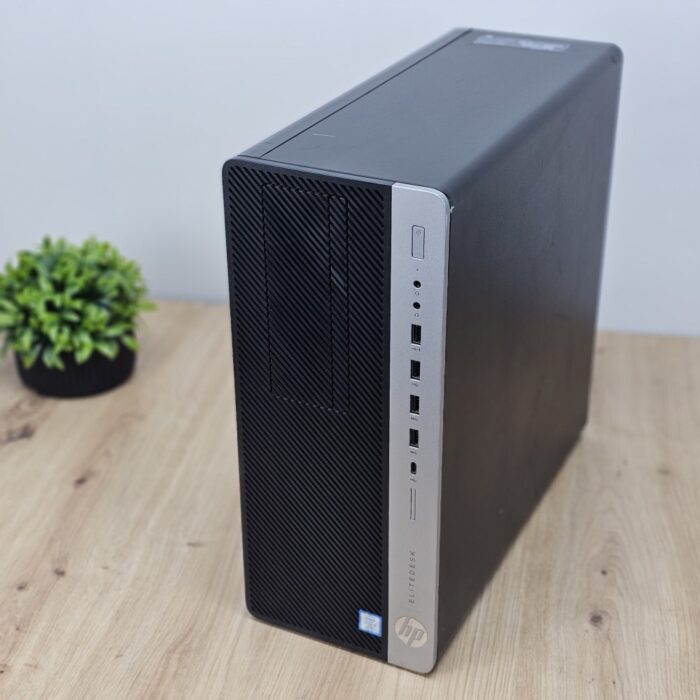Unitate PC Second Hand, HP ELITEDESK 800 G3 TOWER, Procesor I5 6500, Memorie RAM 8 GB, SSD 256 GB NVME NOU, Windows 10 Pro, DVD-RW - imagine 3