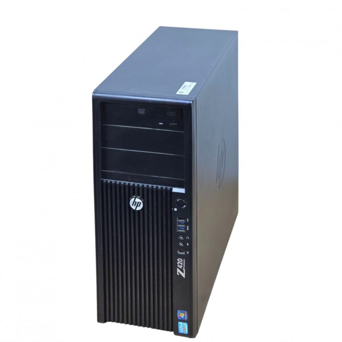 Unitate PC Second Hand, HP Z420 TOWER Workstation, Procesor XEON E5 1620 V2, Memorie RAM 8 GB, SSD 256 GB NOU, Windows 10 Pro, Placa video Nvidia NVS310, DVD-ROM - imagine 1