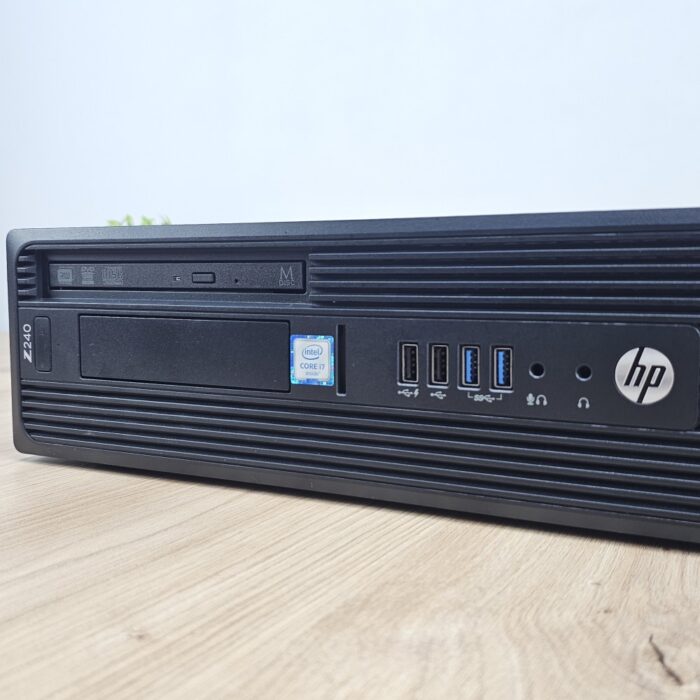 Unitate PC Refurbished, HP Z240 WORKSTATION SFF, Procesor I7 6700, Memorie RAM 8 GB, SSD 256 GB NVME, Windows 10 Pro, DVD/RW - imagine 2