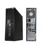Unitate PC Refurbished, HP Z220 WORKSTATION SFF, Procesor Xeon E3 1240 V2 , Memorie RAM 16 GB, SSD 256GB, Windows 10 Pro, Placa Video Nvidia Quadro 400, DVD/RW