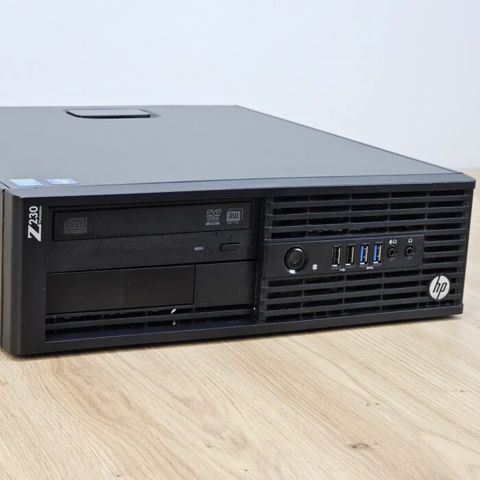 Unitate PC Refurbished, HP Z230 WORKSTATION SFF, Procesor XEON E3 1240 V3 3.40 GHZ, Memorie RAM 16 GB, SSD 256 GB, Windows 10 Pro, DVD/RW, Placa video Nvidia Quadro NVS 510 - imagine 2