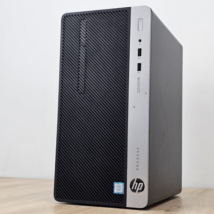 Unitate PC Refurbished, HP PRODESK 400 G4 Midi Tower, Procesor I7 7700, Memorie RAM 8 GB, SSD 256 GB, Windows 10 Pro, DVD/RW - imagine 2