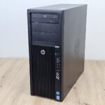 Unitate PC Second Hand, HP Z420 TOWER Workstation, Procesor XEON E5 1620, Memorie RAM 8 GB, SSD 128 GB NOU, Placa video Nvidia NVS 310, DVD-ROM - imagine 2