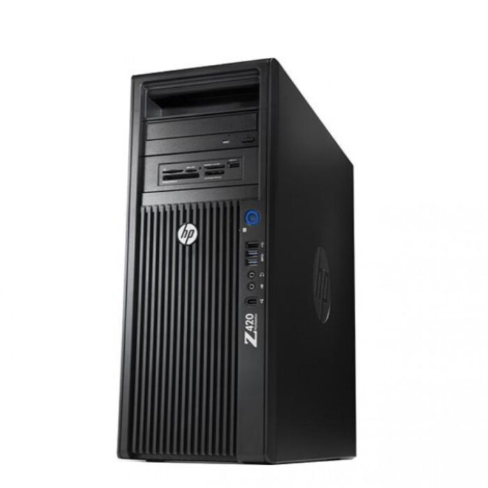 Unitate PC Second Hand, HP Z420 WORKSTATION, Procesor XEON E5 1620 V2, Memorie RAM 16 GB, SSD 256GB, Placa Video AMD Radeon R7 200, DVD/RW - imagine 2