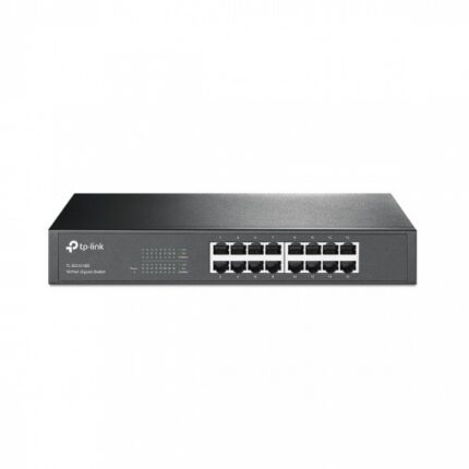 Switch Refurbished TP-Link TL-SG1016D, 16 Porturi Gigabit 10/100/1000 Mbps, Tehnologie Green Ethernet