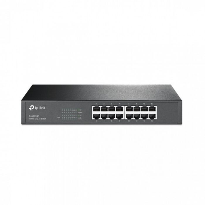 Switch Refurbished TP-Link TL-SG1016D Switch Refurbished TP-Link TL-SG1016D, 16 Porturi Gigabit 10/100/1000 Mbps, Tehnologie Green Ethernet - imagine 1