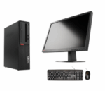 Lenovo M720S SFF, Procesor i7-9700, 8 GB DDR4, SSD 256 GB, Windows 11 Pro, Calculator Refurbished + Monitor 24” Full HD