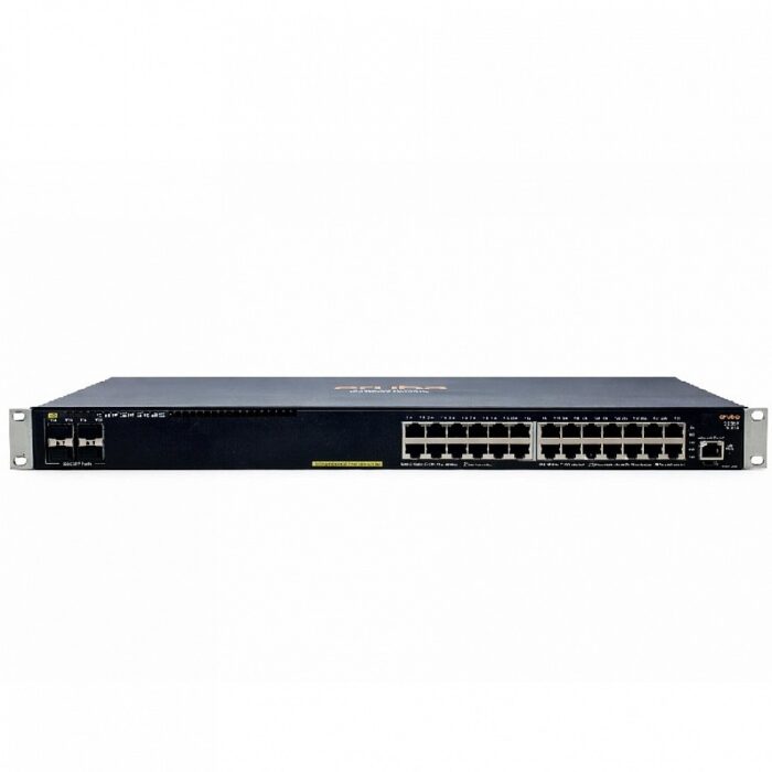 Switch Refurbished, HP Aruba 2930F JL261A 24 x 10/100/1000 POE+, 4 x SFP 1000, Stare Buna - imagine 2