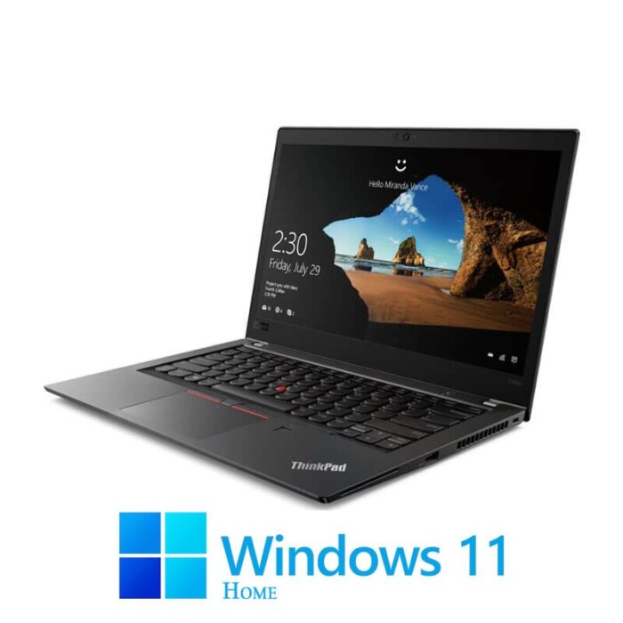 Laptopuri Lenovo T480s, Quad Core i5-8250U, 16GB, Display NOU FHD, Win 11 Home - imagine 1