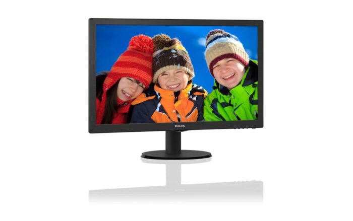 Monitor LED Philips 223V5LHSB2 21.5'' inch, Full HD, Negru, Refurbished - imagine 5