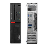 Calculator Refurbished LENOVO ThinkCentre M900 SFF, Procesor i5-6500, 8 GB DDR4, SSD 2.5 128 GB, Windows 11 Pro + Monitor 23 Inch - imagine 3