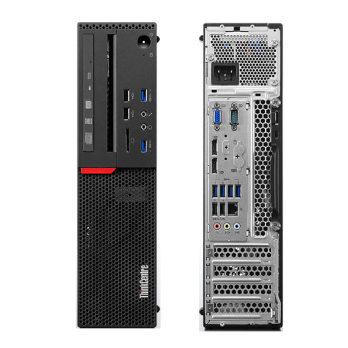 Calculator Refurbished LENOVO ThinkCentre M900 SFF, Procesor i5-6500, 8 GB DDR4, SSD 2.5 128 GB, Windows 11 Pro + Monitor 23 Inch - imagine 3